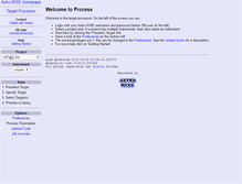 Tablet Screenshot of process.astro-wise.org